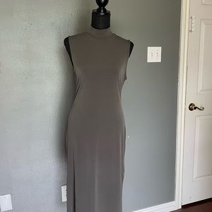 Army green sleeveless dress Forever 22